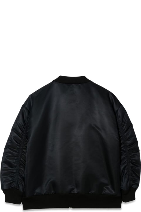 Sale for Kids Versace Donatella Embroidery Bomber Jacket
