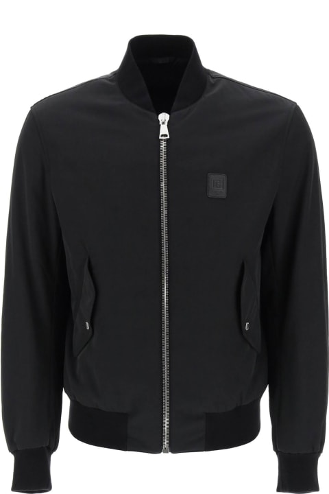 Coats & Jackets for Men Balmain Nylon Bomber Jacket