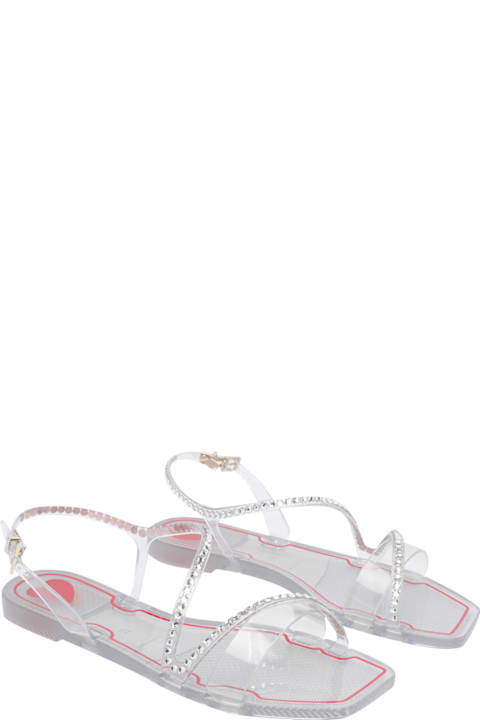 Menghi Rubber Flat Sandals