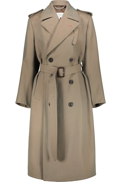 Fashion for Women Maison Margiela Double-breasted Trench Coat