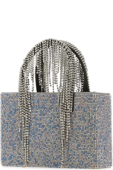 Homeware Kara Light-blue Rhinestones Handbag