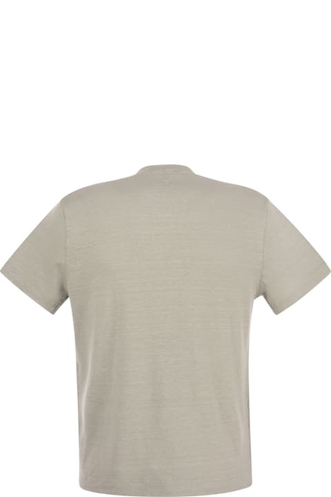 Fedeli Topwear for Men Fedeli Exreme - Linen Flex T-shirt
