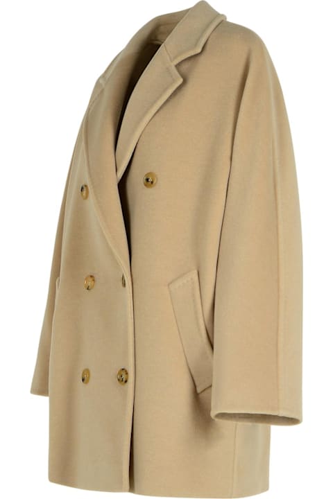 Max Mara for Women Max Mara 'rebus' Beige Wool And Cahsmere Blend Coats