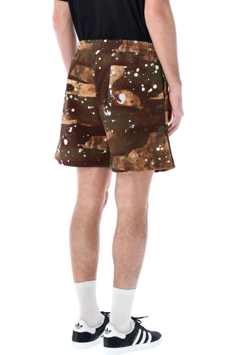MSGM for Men MSGM Dripping Camo Shorts
