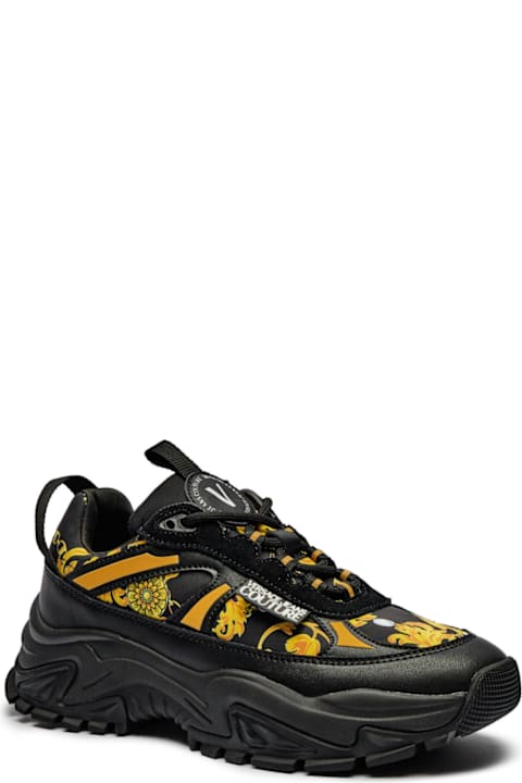 Versace Jeans Couture Shoes for Women Versace Jeans Couture Versace Jeans Couture Sneakers Black And Gold