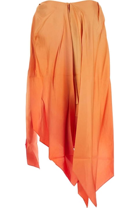 Homeware Zimmermann Two-tone Silk Tranquillity Mini Skirt