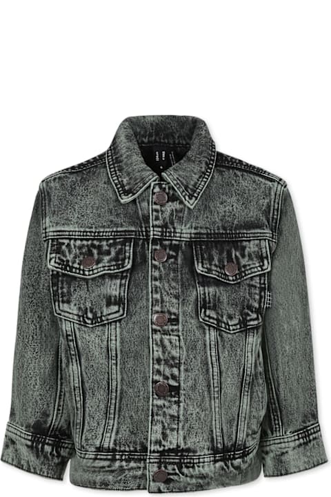 ボーイズ Moloのコート＆ジャケット Molo Green Denim Jacket For Kids