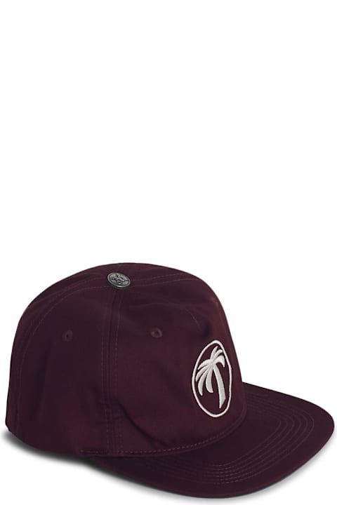 Homeware Palm Angels Oval
 Burgundy Cotton Cap