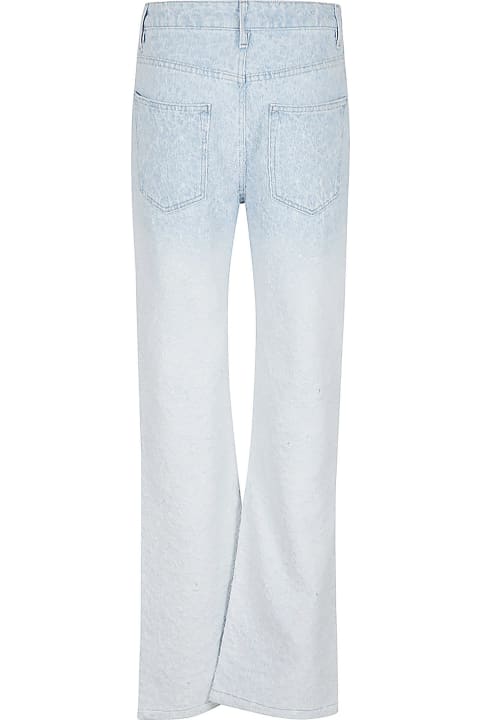 Fashion for Women Paco Rabanne Flare Hem 5 Pockets Denim Jeans
