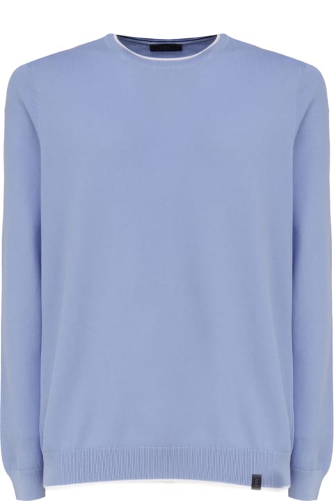 Fay Sweaters for Men Fay Cotton Sweater With Round Neck