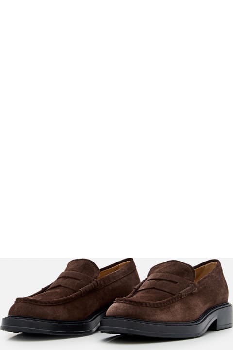 Homeware Tod's Loafers In Suede Leather