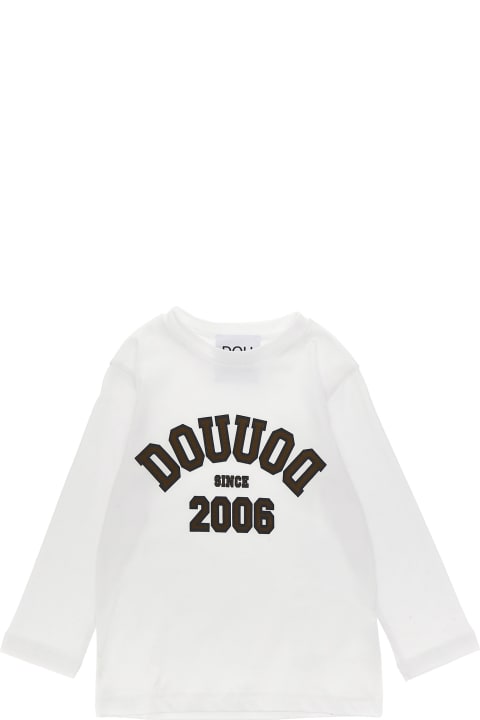 ガールズ DouuodのTシャツ＆ポロシャツ Douuod Logo Print T-shirt