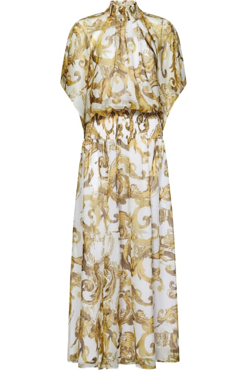 Versace Jeans Couture for Women Versace Jeans Couture Watercolour Baroque Dress