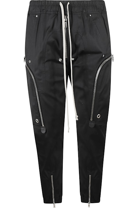 Clothing for Men Rick Owens Zip Pocket Laced Trousers