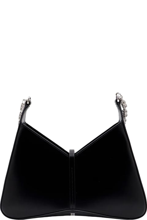 Givenchy for Women Givenchy Black Cut-out Zipped Shoulder Bag