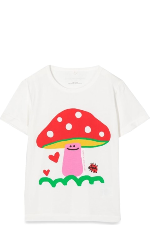 Stella McCartney Kids T-Shirts & Polo Shirts for Baby Girls Stella McCartney Kids Mushroom M/c T-shirt