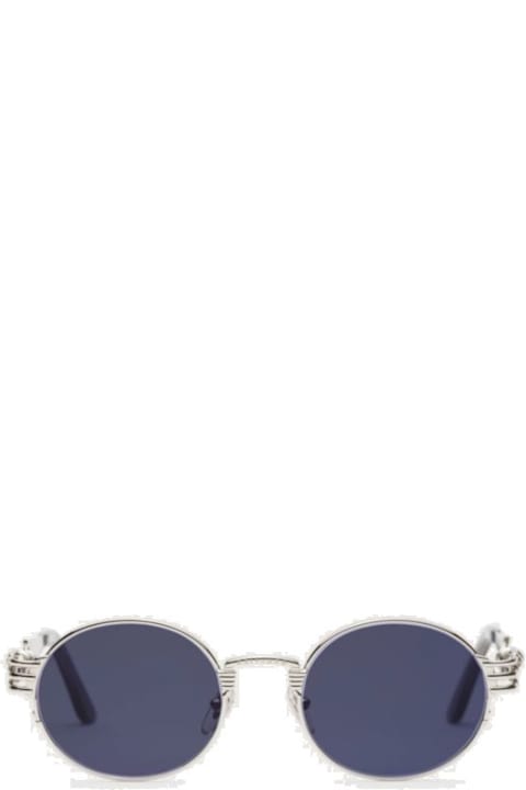 Jean Paul Gaultier نظارات لـ القسم الرجالي Jean Paul Gaultier Eyewear-56-6106 - Double Ressortc91 Silver From Jean Paul Gaultier