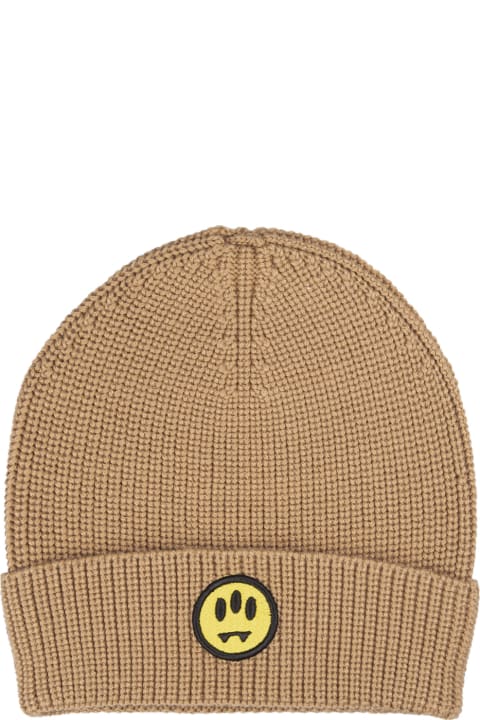 أدوات منزلية Barrow Sand Ribbed Knitted Beanie
