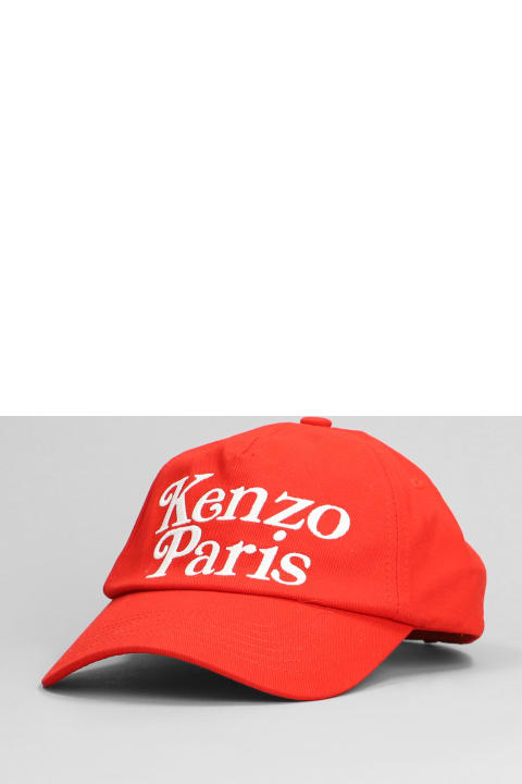 Fashion for Men Kenzo Hats In Red Cotton