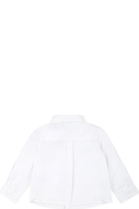 Homeware Emporio Armani White T-shirt For Baby Boy With Logo