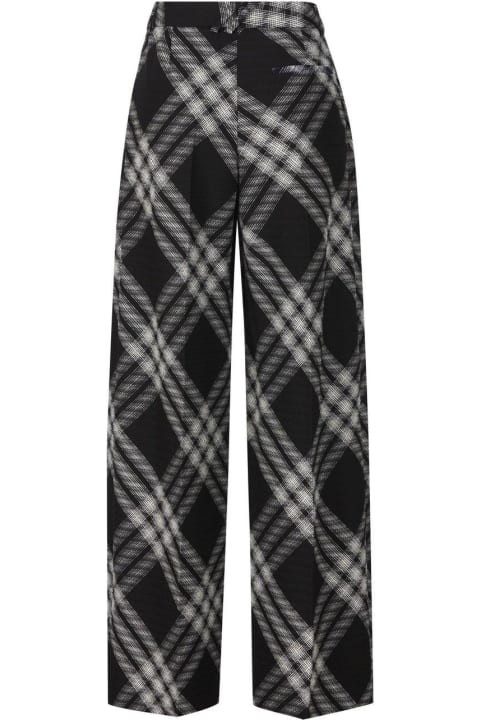 Burberry Sale for Women Burberry Vintage Check Wide-leg Trousers