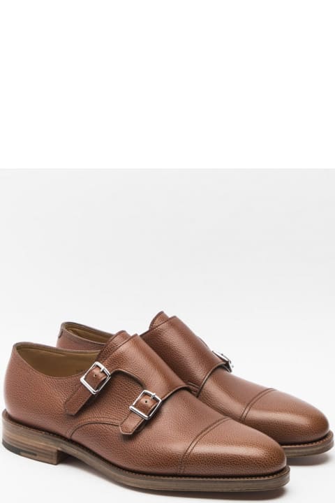 John Lobb Loafers & Boat Shoes for Men John Lobb William Ii Tan Buffalo Monk Strap Shoe