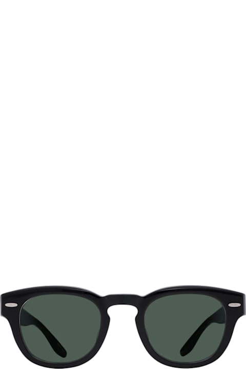 Barton Perreira لـ Kids Barton Perreira Barton Perreira Bp40010i Demarco Bla/sil/gsm Black Silver/green Sunglasses