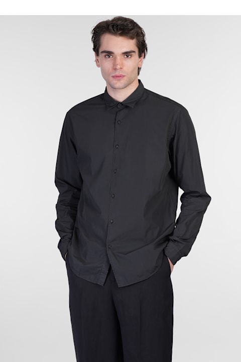 costumein Clothing for Men costumein Domenico Shirt In Black Cotton