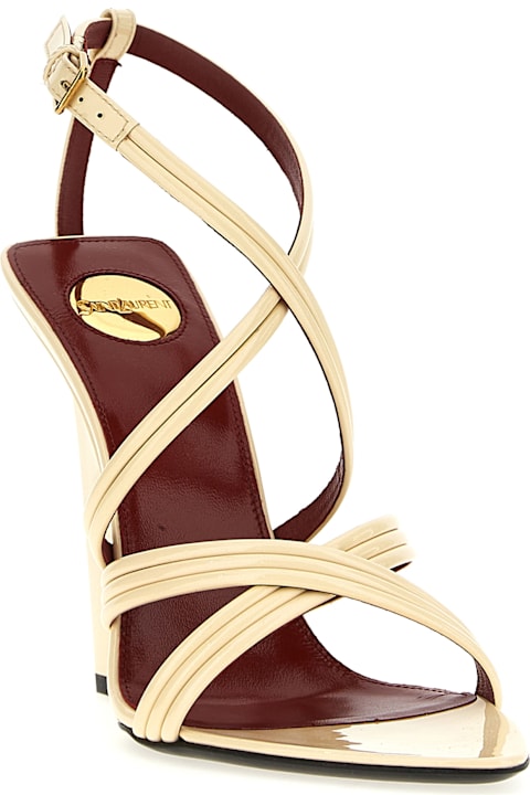 Saint Laurent Shoes for Women Saint Laurent Patent Sandals