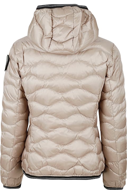 Blauer Coats & Jackets for Women Blauer Logo Patch Quilted Zipped Jacket