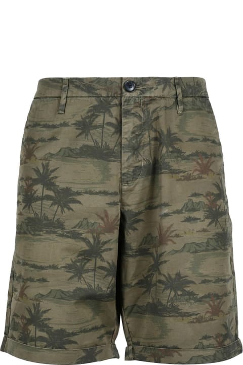 Men's Military Green Bermuda Shorts