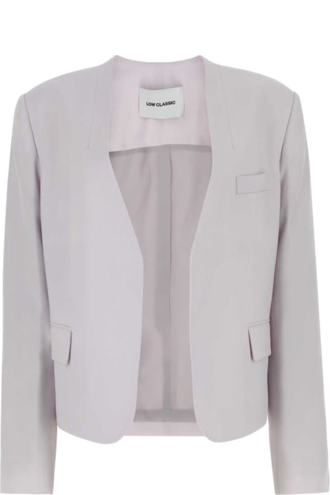 Clothing for Women Low Classic Lilac Wool Blazer