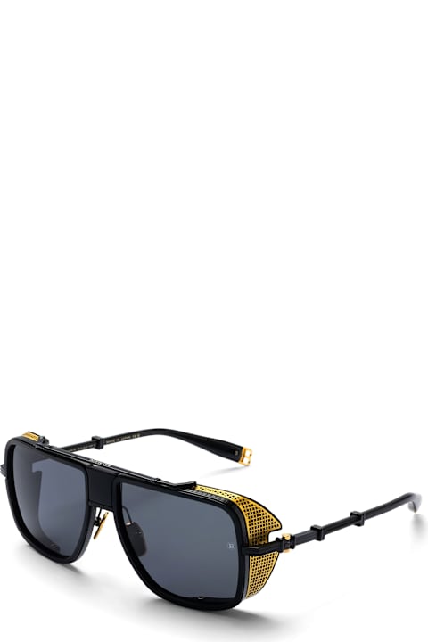 Eyewear for Men Balmain O.r. - Matte Black / 18k Gold Sunglasses
