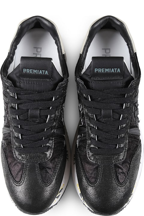 Premiata for Kids Premiata Conny 4821 Black Sneakers For Women