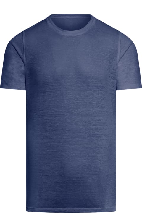 メンズ 120% Linoのウェア 120% Lino Short Sleeve Men Tshirt