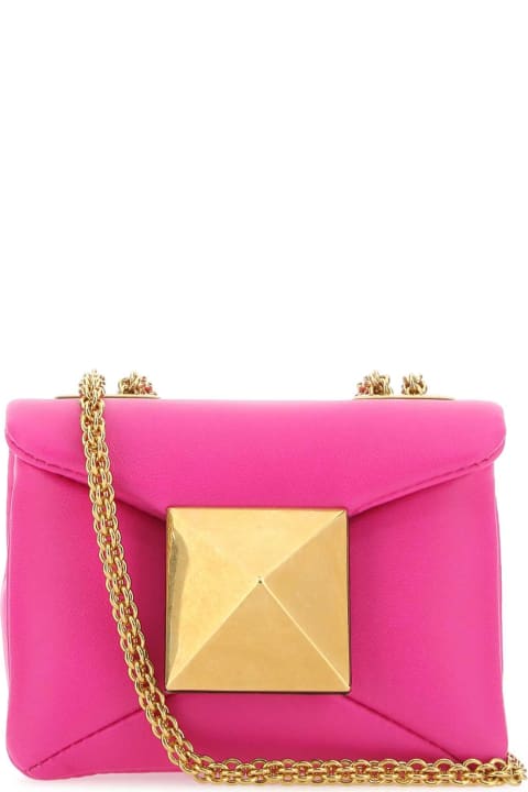 Valentino Garavani for Women Valentino Garavani Pink Pp Nappa Leather Micro One Stud Handbag