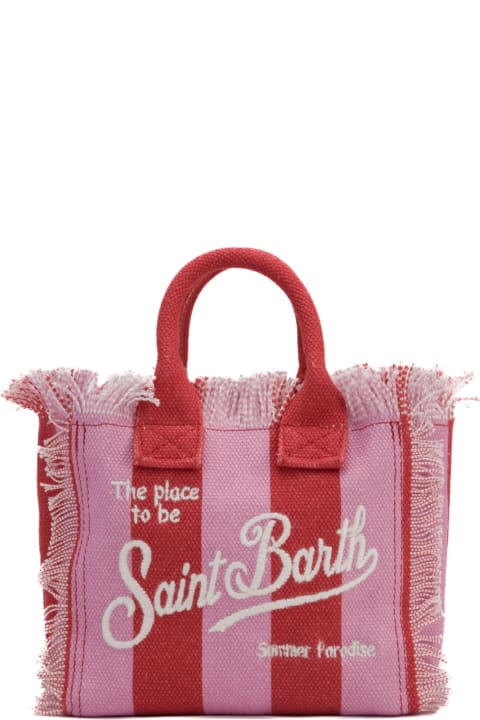 Totes for Women MC2 Saint Barth Vanity Mini Stripes Pop Bag