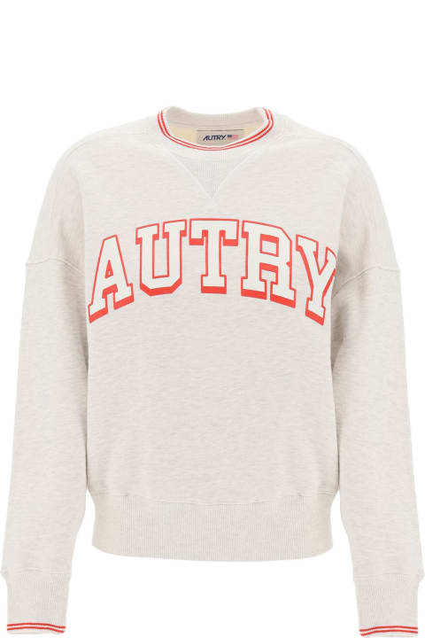 Autry for Women Autry Melange Crewneck Sweatshirt With Logo