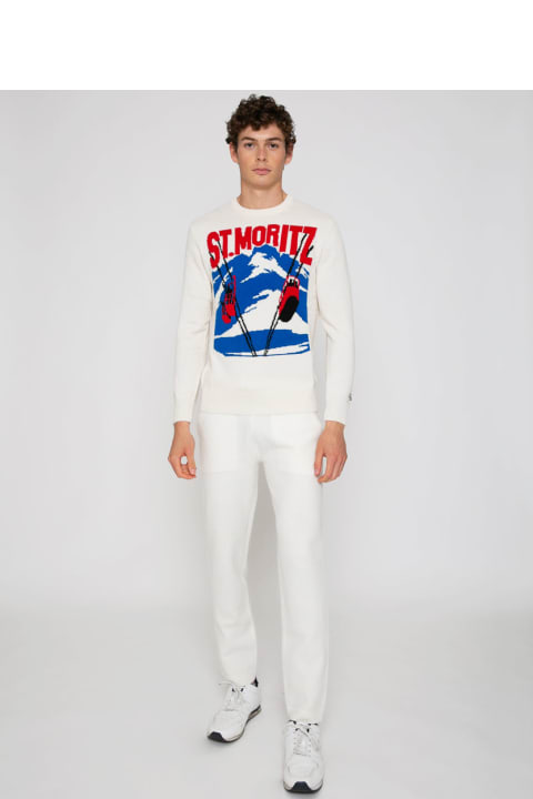 Homeware MC2 Saint Barth Track Knitted Sweatpants With Pockets