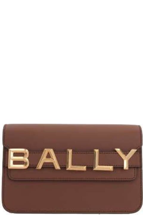 Bally for Women Bally Logo Plaque Crossbody Bag