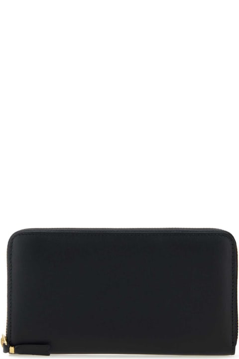 Wallets for Women Comme des Garçons Black Leather Wallet
