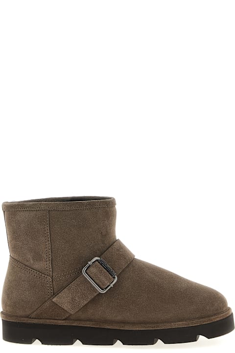 Boots Sale for Women Brunello Cucinelli Monile Ankle Boots