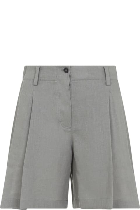 Brunello Cucinelli for Kids Brunello Cucinelli Linen Bermuda