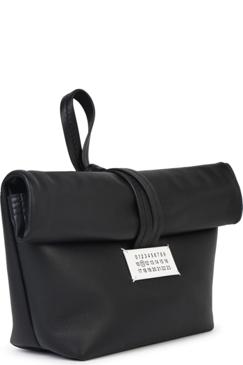 Maison Margiela Bags for Women Maison Margiela Black Anise Leather Clutch