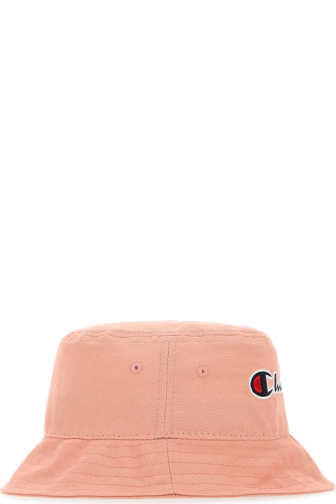 Hats for Women Champion Pink Cotton Bucket Hat