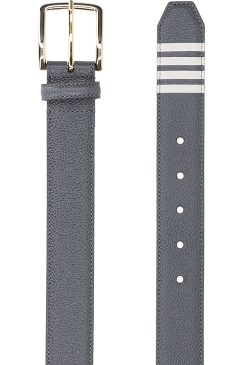 Thom Browne Belts for Men Thom Browne Thom Browne - 4-stripes Belt