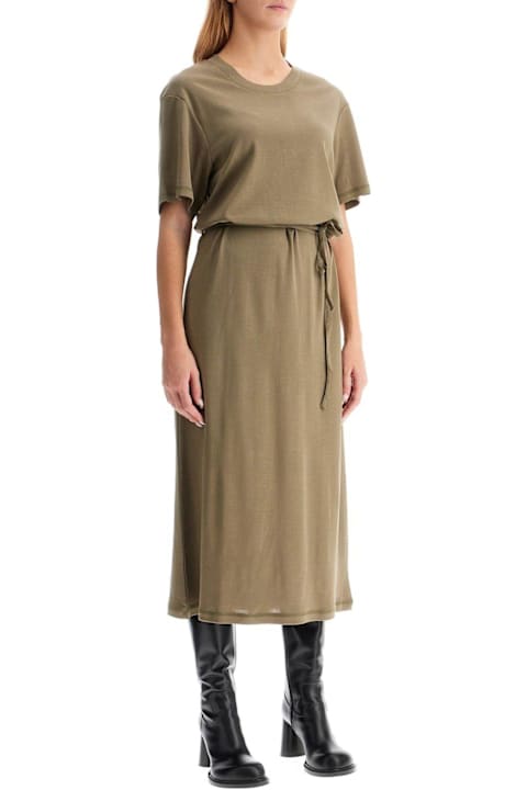 Lemaire for Women Lemaire Belted Crewneck Knitted Dress