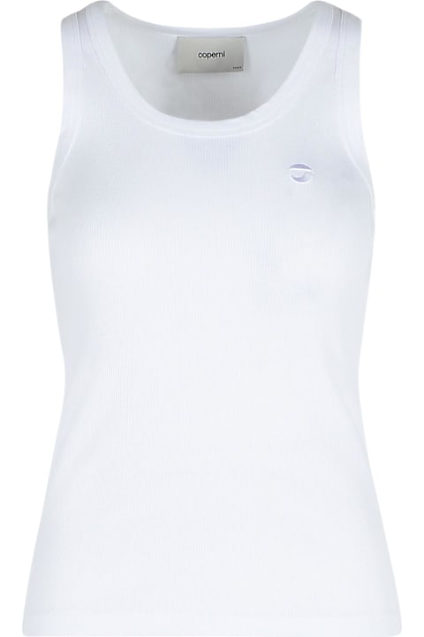 Coperni for Women Coperni White Cotton Tank Top