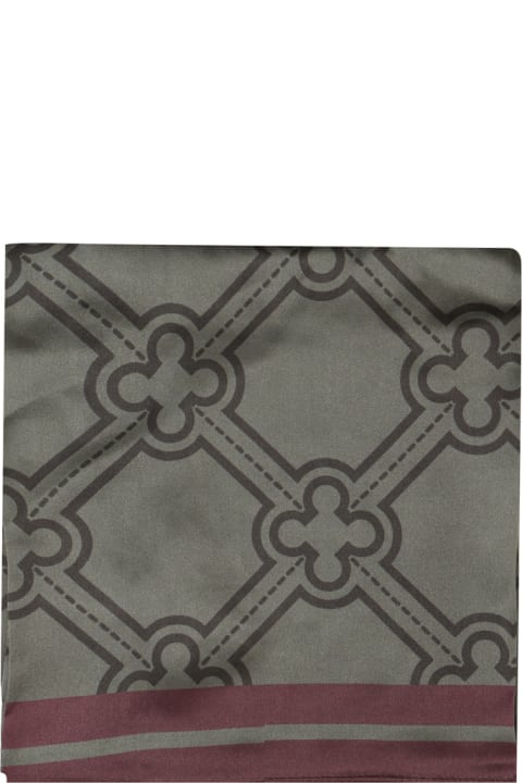 Scarves & Wraps for Women V73 Iris Silk Foulard