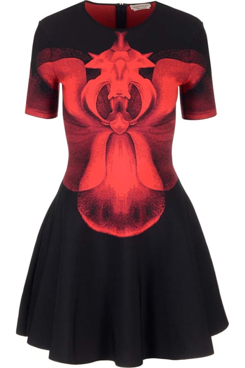 Date Night for Women Alexander McQueen 'ethereal Orchid' Minidress